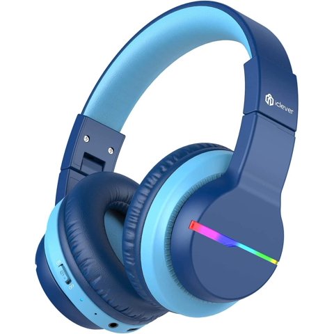 Auriculares Bluetooth Iclever Bth12 Para Niños Con Luces Led Azules