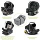 thumbnail image 3 of Bolsa de viaje SCTEL para asiento de coche infantil, resistente al agua, gris, 3 of 8