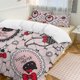 thumbnail image 2 of Cute Hello Kitty 3 Pieces Duvet Cover Set Full Size Super Soft Fade Resistant Microfiber, 2 of 4