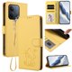 thumbnail image 2 of Xiaomi Redmi 15C 4G/5G Funda Billetera con Estampado de Gato, Amarillo, 2 of 6