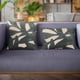 thumbnail image 3 of Cojín decorativo Plutus Brands Green Plutus Palm Floral 45 x 45 cm, 3 of 9