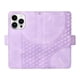 thumbnail image 2 of Carcasa FOXDOCK iPhone 14 Pro de cuero PU, diseño acolchado clásico, protección contra caídas y rayones, 2 of 5