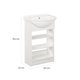 thumbnail image 3 of Vanitorio Cannes Melamina Sin Puertas Blanco, 3 of 5