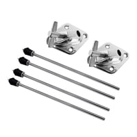 Magideal - Patas De Tambor De Bombo Patas De Soporte Instrumento De Percusión Estable Soporte De Tambor De Bombo Soporte Para Accesorio De Tambor 2 Juegos