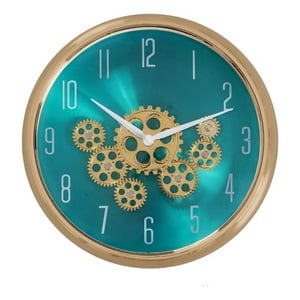 Genérico - Reloj Pared Engranajes Móviles Silencioso Decorativo Jhn