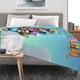 thumbnail image 5 of Fuera del Nido anti-pilling, suave, ligera, esponjosa y acogedora de lujo para hogar y cocina – Perfecta para niños y adultos,110X70cm, 5 of 6
