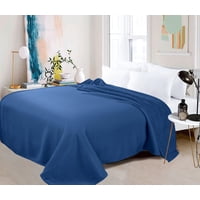 Zahr - Frazada Polar Sherpa 1P Azul