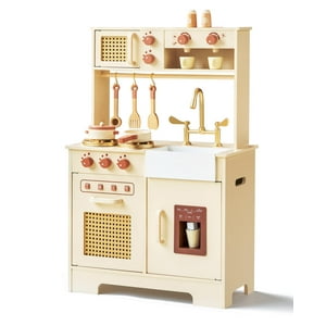 Play Kitchen Leeshyah De Madera Con Características Realistas Para Niños A Partir De 3 Años