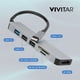 thumbnail image 3 of Hub Usb C 6en1 Hdmi 4k Sd Microsd 3 Puertos, 3 of 3