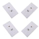 thumbnail image 5 of Conector Coaxial F De 4 Piezas, Conector Ethernet De Red RJ45, Toma De Placa De Pared, 5 of 5