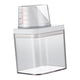 thumbnail image 1 of Contenedor de cereales, caja de almacenamiento para refrigerador de aperitivos, lavandería portátil transparente para mascotas con tapa, contenedor de , S(700ml), 1 of 5