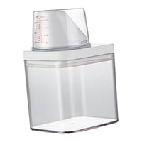 Magideal - Contenedor De Cereales, Caja De Almacenamiento Para Refrigerador De Aperitivos, Lavandería Portátil Transparente Para Mascotas Con Tapa, Contenedor De , S(700Ml)