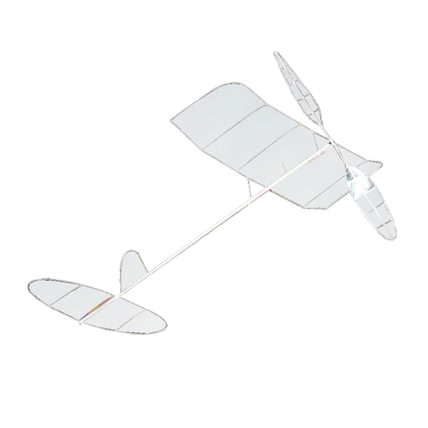 Modelo de avión con motor elástico Aviones planeadores Ligero Portátil Práctico Modelo de avión Juguete Planeador Avión volador para fiesta Jardín al