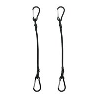 Magideal - 2 Piezas Cordón De Puenting De Dos Piezas De Servicio De Servicio Pesado Cordillero Fuerte Cordón Elástico Cordones Elásticos Para El Bungee De Lonas 30 Centímetros