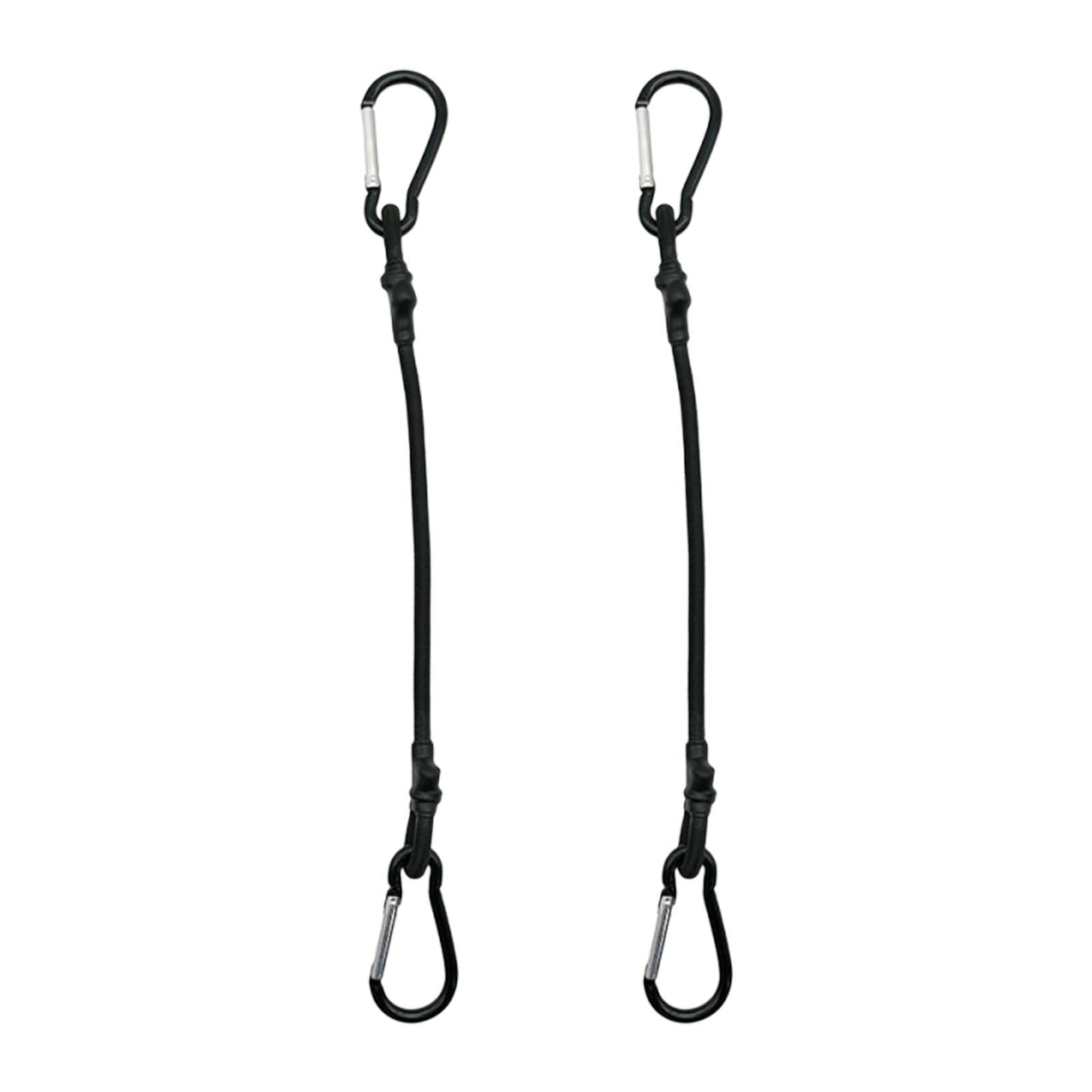 Magideal - 2 Piezas Cordón De Puenting De Dos Piezas De Servicio De Servicio Pesado Cordillero Fuerte Cordón Elástico Cordones Elásticos Para El Bungee De Lonas 30 Centímetros