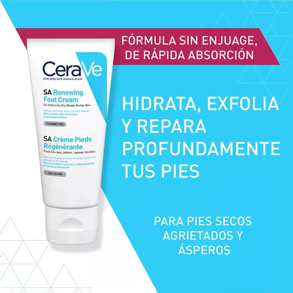 Cerave - Crema Renovadora De Pies X 88 Gr