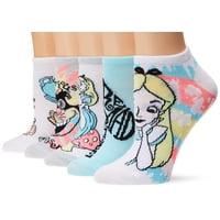 Calcetines Casuales Disney Alicia En El País De Las Maravillas Para Mujer 9-11 Us