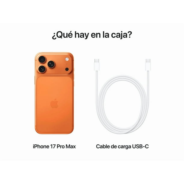 iPhone 17 Pro 256GB オレンジ iPhone 17 Pro Max 256gb 5G Versión ESIM - Naranja | Lider