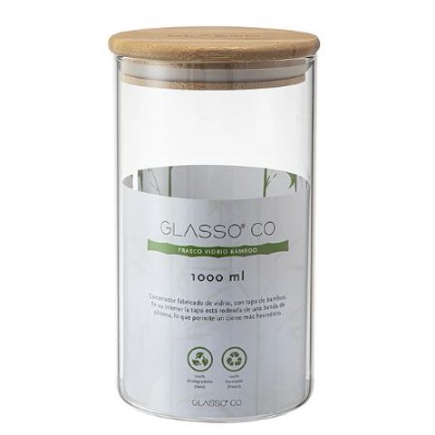 Contenedor Bamboo 1Litro Eco Glasso