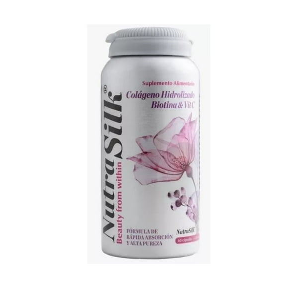 Nutra Silk - Colágeno Hidrolizado, Biotina Y Vitamina C