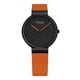 thumbnail image 1 of Reloj BERING Time Max Rene 12631-828 de acero negro con correa naranja, 1 of 1