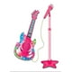 thumbnail image 3 of Set Guitarra Microfono Pedestal Juguete Mp3 Luces Rosada, 3 of 3