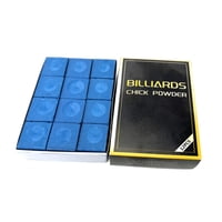 Magideal - 12 Piezas De Chals De Cue De Piscina, Chefs De Billar De Billar, Reemplazo Portátil Para Entregas, Billar -Pool -Stick -Stick -Stick -Khalks Para Club Estilo A