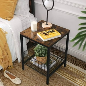 Vasagle - Mesa De Apoyo Con Canasta - Lee35