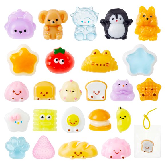 LLAVERO JOYIN 24 piezas – Juguetes Kawaii Squishy Variados