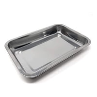 Genérico - Bandeja Rectangular Fuente De Horno Acero Inoxidable