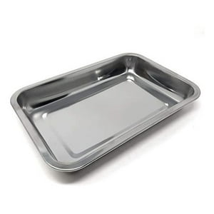 Genérico - Bandeja Rectangular Fuente De Horno Acero Inoxidable