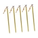 thumbnail image 5 of 5 Estacas Para Carpa Con Tornillos Y Correas Para El Suelo Para Carpas De Playa, Patios Y Lonas Doradas, 5 of 5
