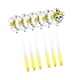 thumbnail image 2 of 6pcs 2ba hilos de dardos con colas dardos vuelos reemplazo amarillo, 2 of 5