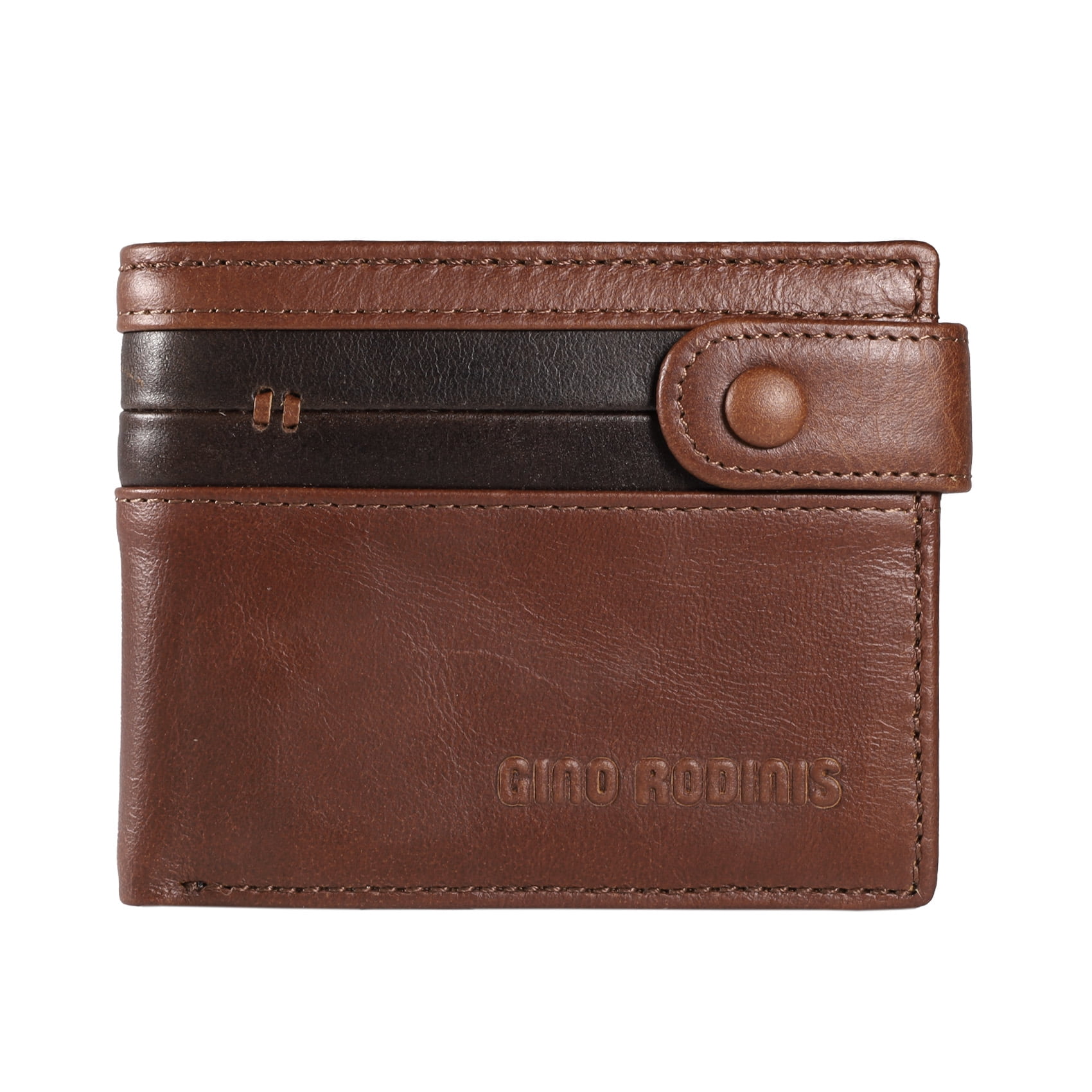 Billetera Paolo 675 Café/marrón Gino Rodinis