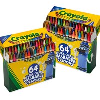 Crayones Lavables Crayola Ultra Clean 64Ct 2 Pack