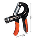 thumbnail image 2 of Hand Grip ejercitador de manos ajustable 5 - 60 Kg Negro Naranja, 2 of 2