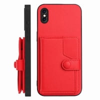 Foxdock Funda Para Iphone Xs Max Con Bloqueo Rfid - Diseño Elegante Con Cierre De Botón