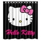 thumbnail image 1 of Cortina de ducha de Hello Kitty, juego de cortinas de baño con ganchos, tamaño 66 x 72 pulgadas, 1 of 3