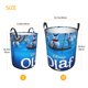 thumbnail image 5 of Olaf Presenta Cesta de lavandería de gran capacidad redonda con asa, bolsa para ropa sucia plegable, almacenamiento para dormitorio, baño y lavadero 44x35 cm, 5 of 6