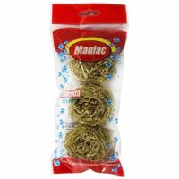 Esponja Dorada X3 Manlac Bolsa