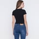 thumbnail image 2 of Polera Mujer M/C Rib Cuello V Roulette Negro Corona, 2 of 5
