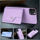 thumbnail image 4 of FOXDOCK Funda para iPhone 11 pro max con Bloqueo RFID - Diseño Elegante con Cierre de Botón, 4 of 5