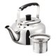 thumbnail image 2 of Tetera De Acero Inoxidable Con Filtro 900 Ml Marca Vitta Cromo, 2 of 3