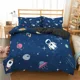 thumbnail image 1 of x1011 Bed SheetsCartoon Bedding Set Aviation Astronaut Duvet Cover Boys Blue Sky Dream Quilt Cover Twin Sizes Pillow Case 3-Piece Bedding Set (1 Duvet Cover + 2 Pillow Shams) nj1011, 1 of 5