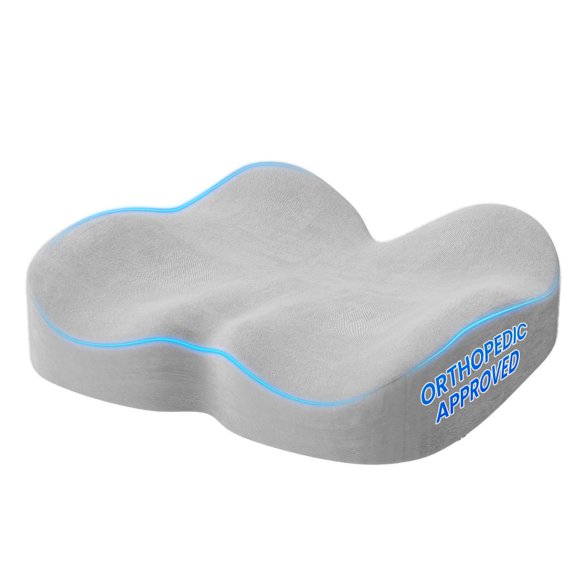 Cojín Benazcap de Espuma Viscoelástica Ergonómico para Silla de Oficina