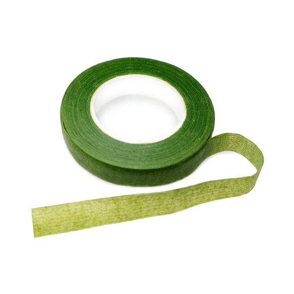 BEADNOVA Floral Tape verde para arreglos florales, 12 mm x 90 pies
