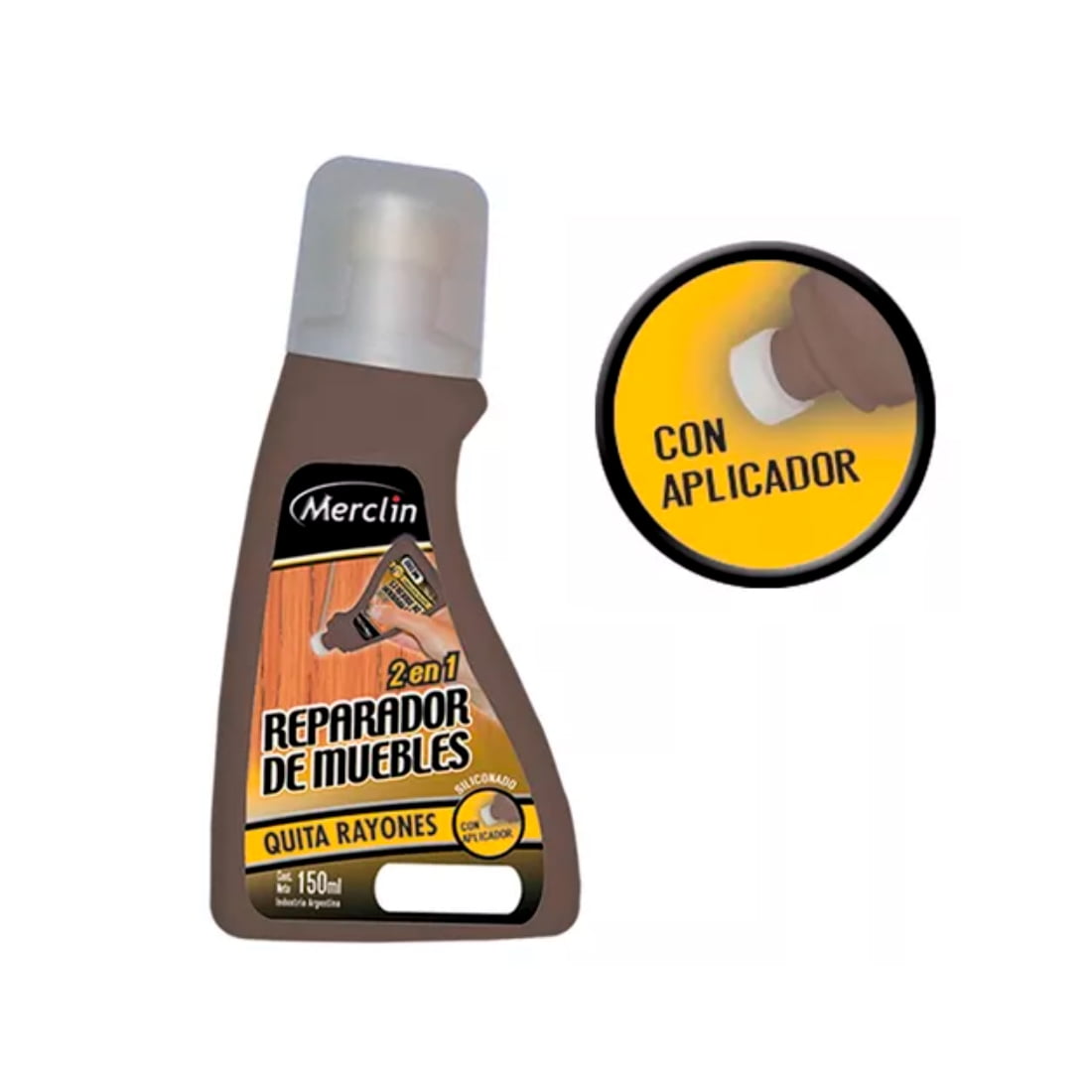 Merclin - Reparador De Muebles Quita Rayones 150ml Claro