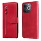 thumbnail image 5 of Funda con Cremallera para Realme Note 70 4G, Carcasa Cartera de Cuero PU con Soporte y Tarjetero, 5 of 5