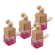 thumbnail image 2 of 4 Piezas De Botellas De Difusor De Aromaterapia Para Coche, Decoración De Olor Para Coche De Oficina, Rosa Roja, 2 of 5