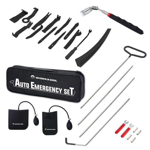 Kit de herramientas WORKKOOL para auto con extractor de perno de quinta rueda de acero inoxidable